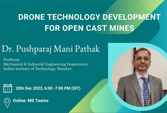 Drone Technology Development for Open Cast Mines