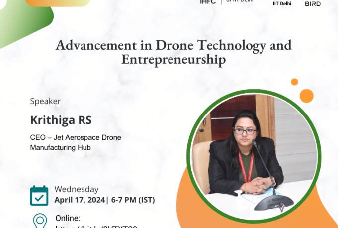 Advancement in Drone Technology and Entrepreneurship