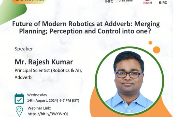 Future of Modern Robotics at Addverb: Merging Planning, Perception, and Control into One